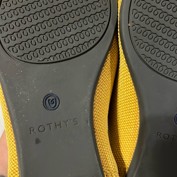 Rothy’s Marigold The Point Flats Retired Color Size 8 - Picture 13 of 14